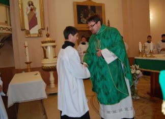 Ministránsnak lenni megtisztelő feladat!