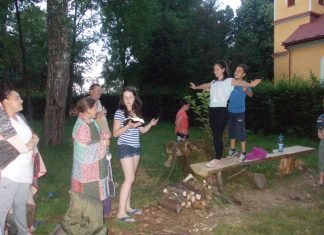 Munkácsi hittanosok tábora Bustyaházán