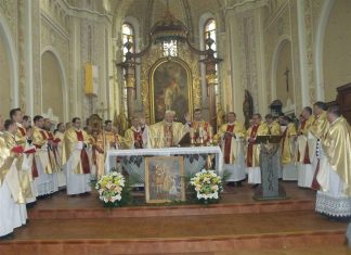 A Szent Márton év megnyitása a Munkácsi Egyházmegyében