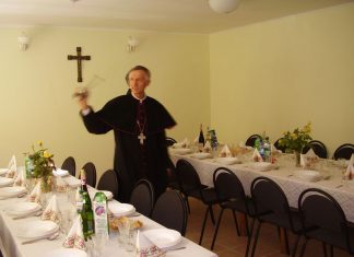 Épületmegáldás a püspökségen