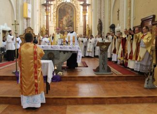 Olajszentelési szentmise a székesegyházban