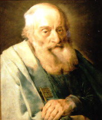 Szent Mátyás apostol, akit Júdás helyett választottak